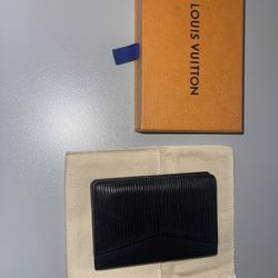 LOUIS VUITTON Organizer de Poche_Epi_BLK