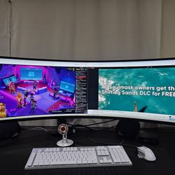 Monitor SAMSUNG 49inch NEO G9 240HZ With Monitor Arm