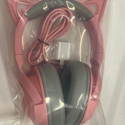 Razer Kraken BT Kitty Edition Wireless Bluetooth Gaming Headset Quartz