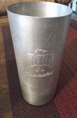 Vintage Thunderbird Hotel Aluminum Cup