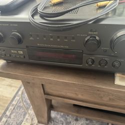 Technics Audio Video Surround Sound Receiver With Remote Control
