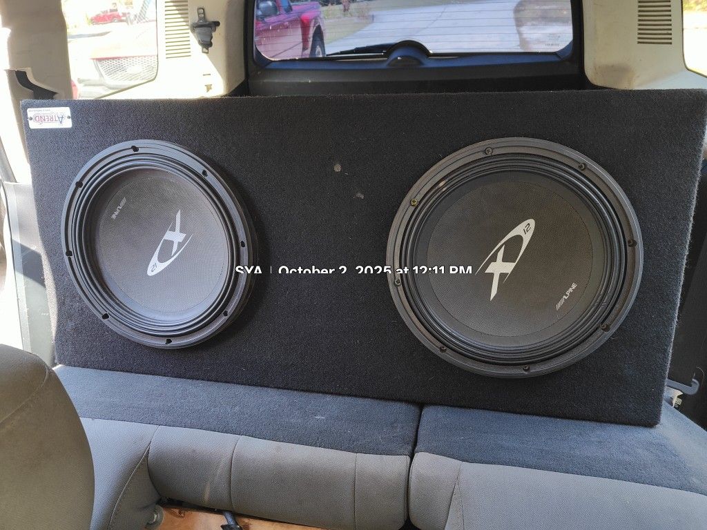 Alpine Type X 12" Subs & DS18 GEN-X4500.1D
