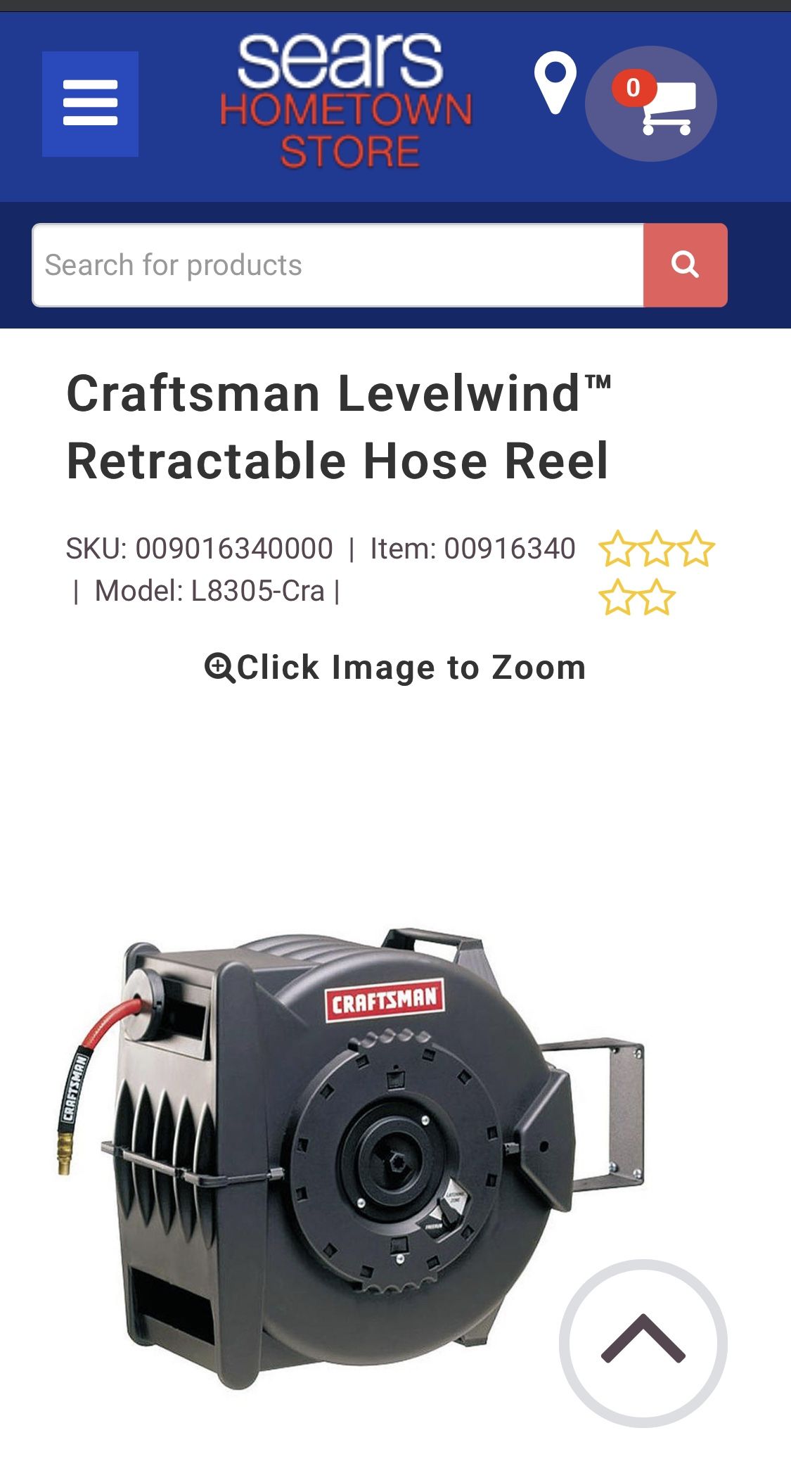 Craftsman Retractable Air Hose Reel