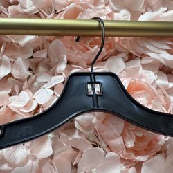 Black Plastic Hangers