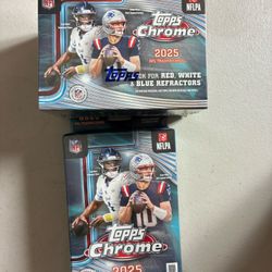 NFL Topps Chrome Hanger And Blaster 