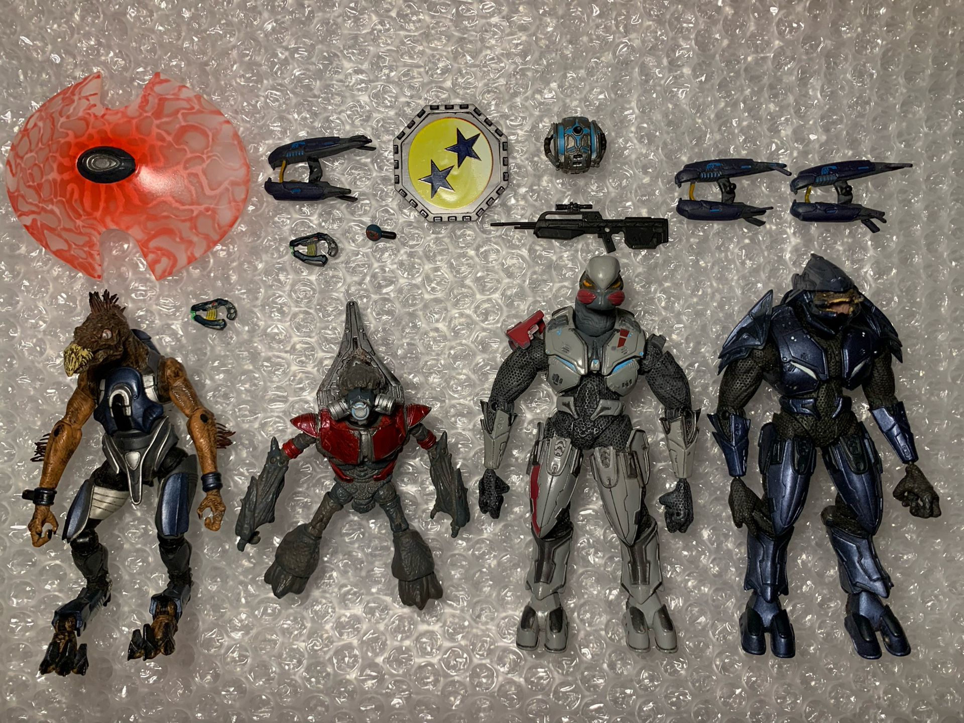 Jackal Major, Grunt, Elite Assault & Combat - McFarlane Halo 3