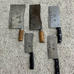 Meat  cleavers  -  $15  each