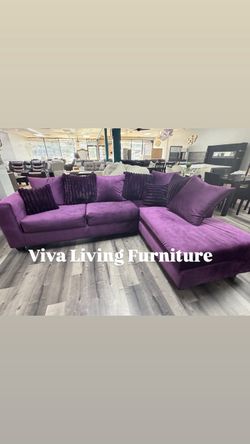 Kora Purple Sectional 🌺🥸🍀🌺😎😘😍🤓
