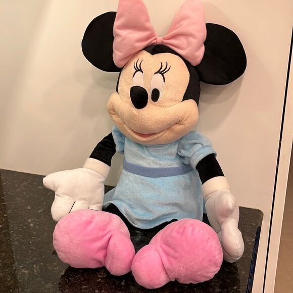 Minnie Mouse Plush Toy in Blue Dress 21' (Blue Minnie)