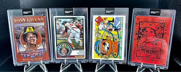 Topps Project 2020 SEALED. Sandy Koufax, 2-Tony Gwynn, Willie Mays $15 per card