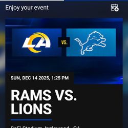 RAMS vs LIONS