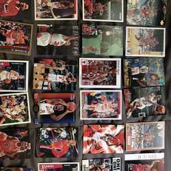 1990’s Chicago Bulls trading cards 27 different ones