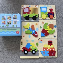 Toddler Wooden Puzzles And Peg Puzzles