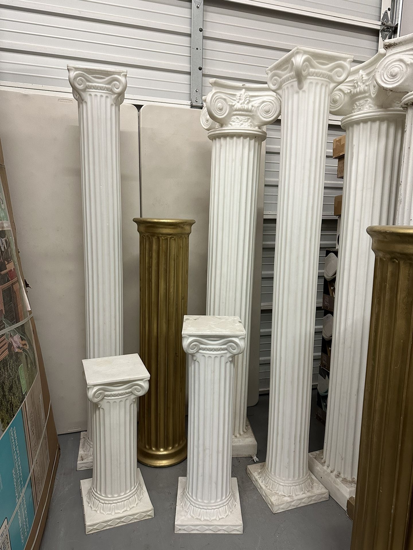 Roman Plastic Pillars Columns
