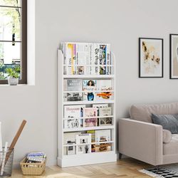 Bookshelf In White