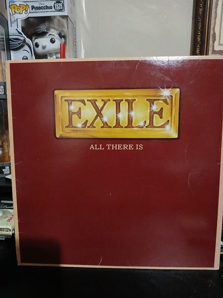 Exile All There Is LP Cover VG Record Is G PLays FINE