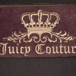 Y2K Juicy Couture Brown Suede Wallet