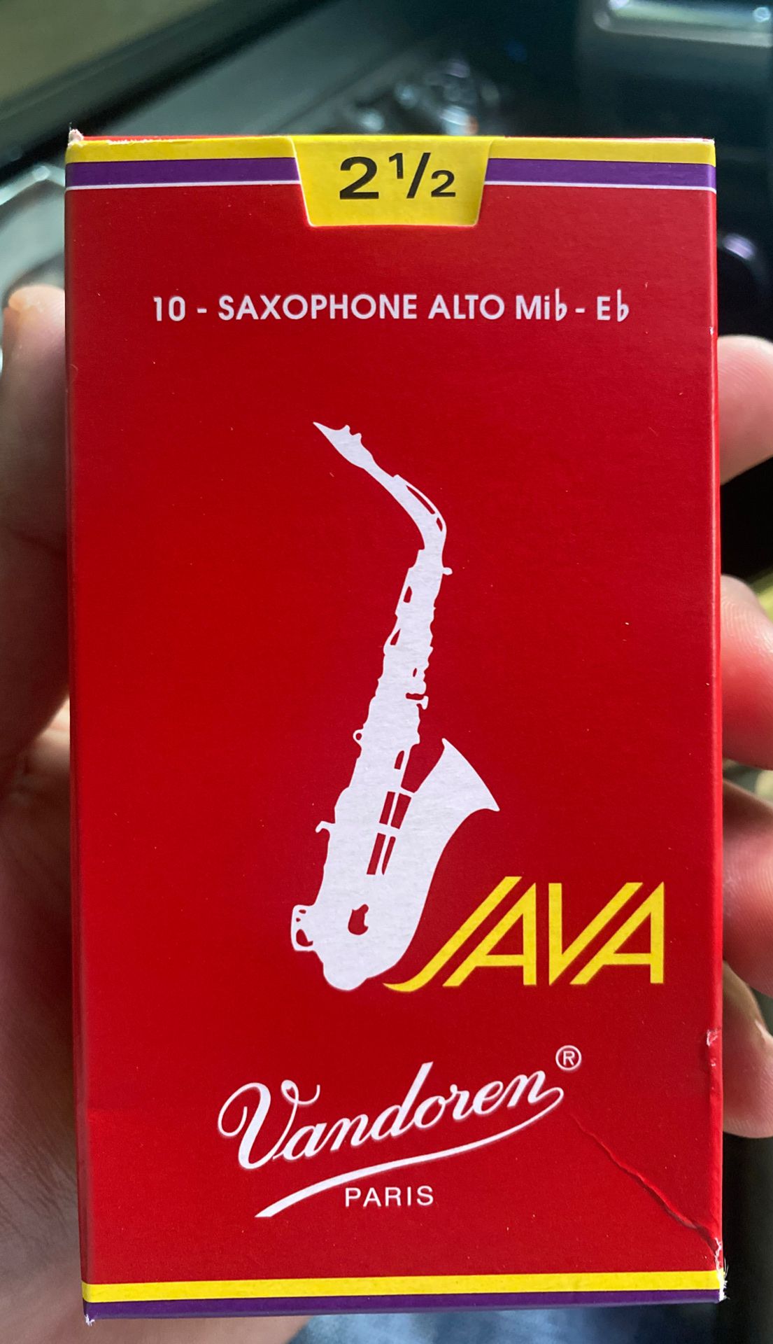 Alto saxophone reeds 2 1/2