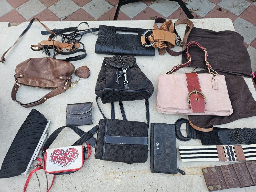 Coach Wallets, Purses, Backpack (Pice For Each)