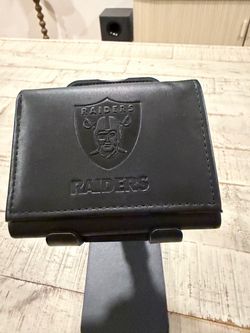 Las Vegas Raiders Black Leather Wallet