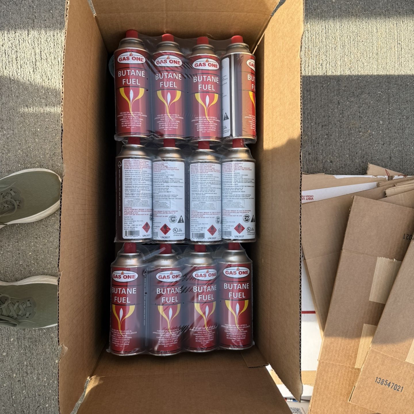 Gas One 8oz Butane Fuel – Camping Stove Fuel – Bulk Available for Sale ...