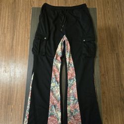 Cargo flared Sweatpants