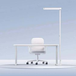  LH1 Superlight 77'' Floor Lamp, 100W Full-Spectrum Eye-Care Bright Floor Lamp for Reading, Office Work, 9000LM LED Standing Lamp Dimmable, Pe