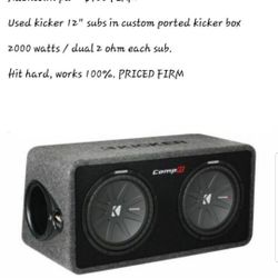Kicker Subs In Kicker
