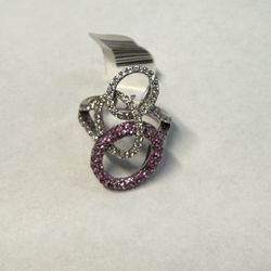  Circle Linked Diamond Ring 