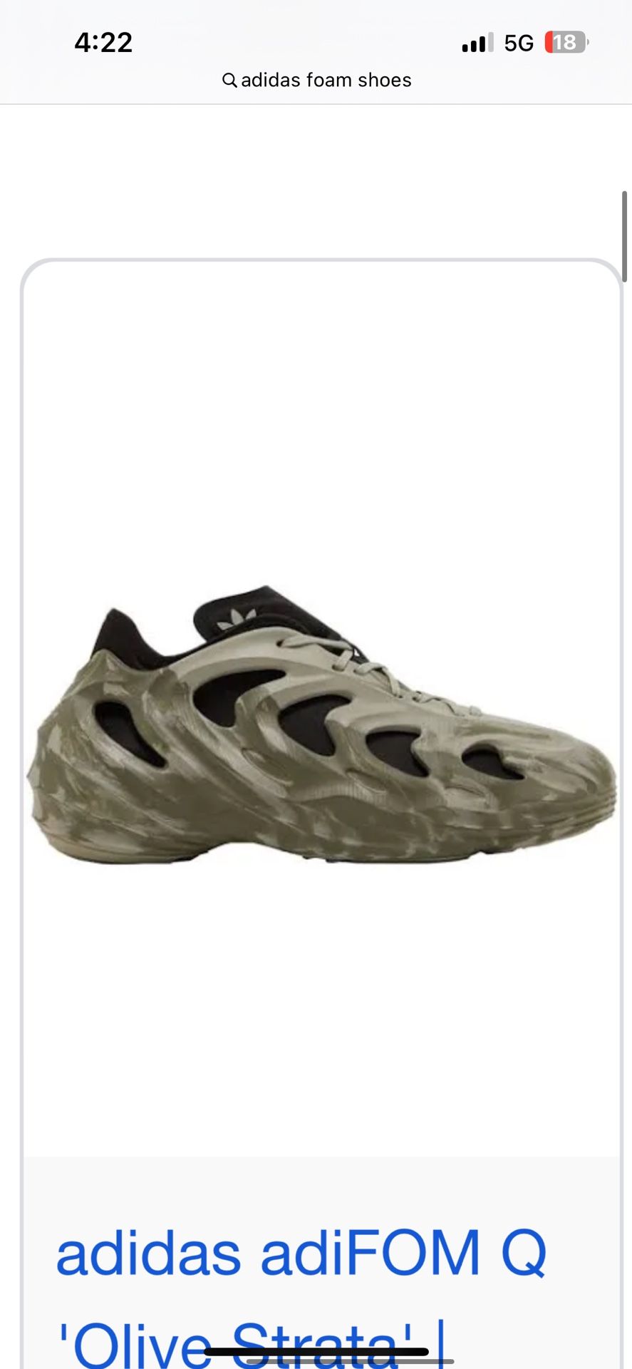 Adidas AdiFOM Olive Stata