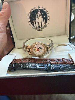 Disney Time Works Mickey Mouse Watch With Interchangeable Multiple Bands Retired