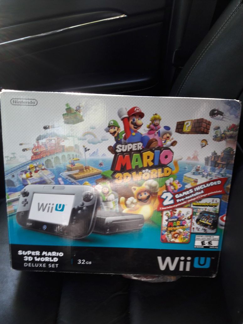 Wii u and 2 games
