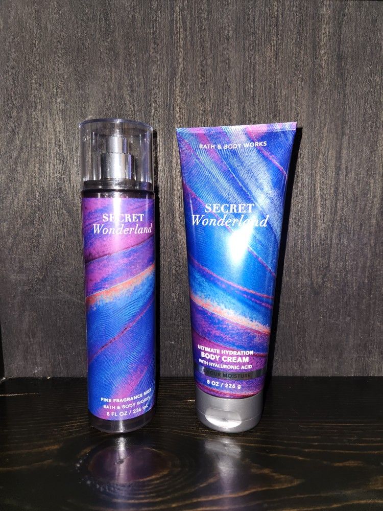 Secret Wonderland π Bath & Body Works set.