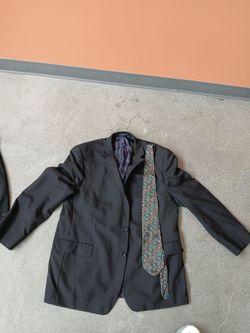 Nautica suit jacket with Geoffrey beene tie