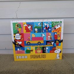 2000 Pc Peanuts Puzzle Summer Goes By Too Fast