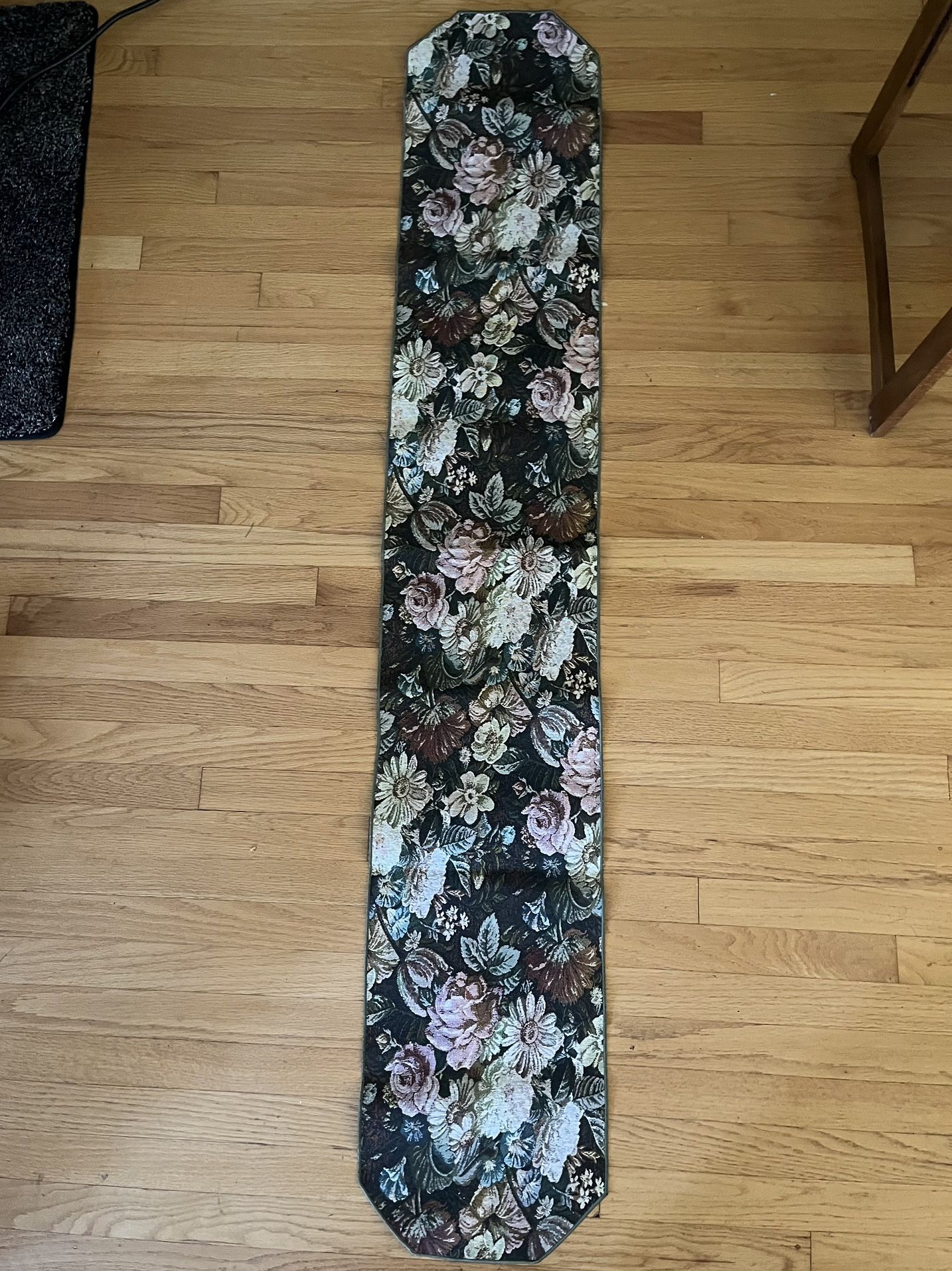 Beautiful 70" x 12" Long Flower Tapestry Table Runner