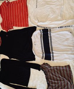 6 shirts ! size small