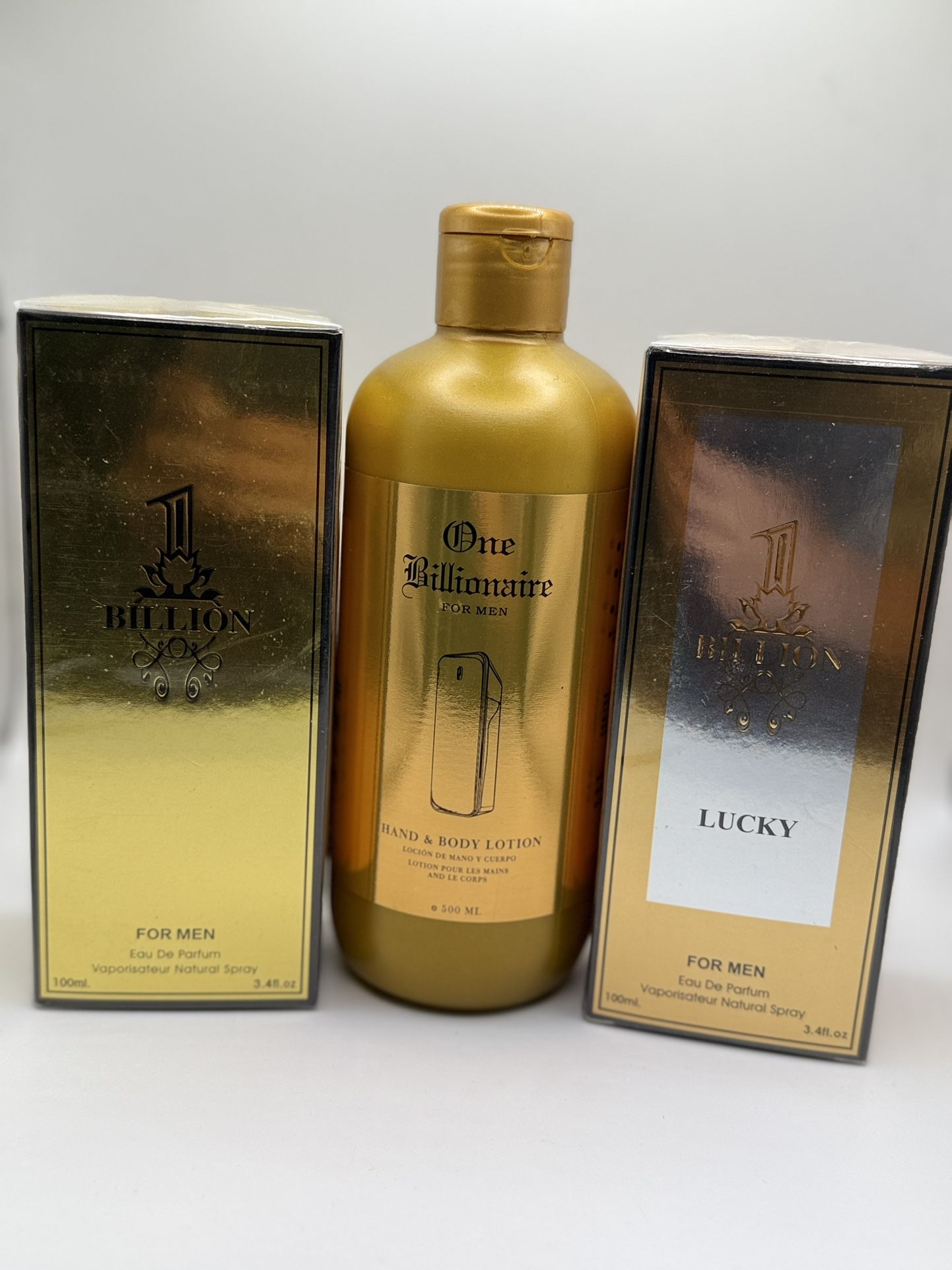 One Billion Men Lucky fragrance body lotion and spray #fragrance