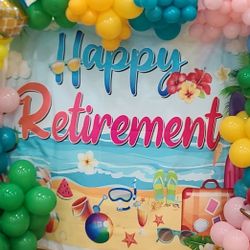 Hawaiian Retirement Decorations 