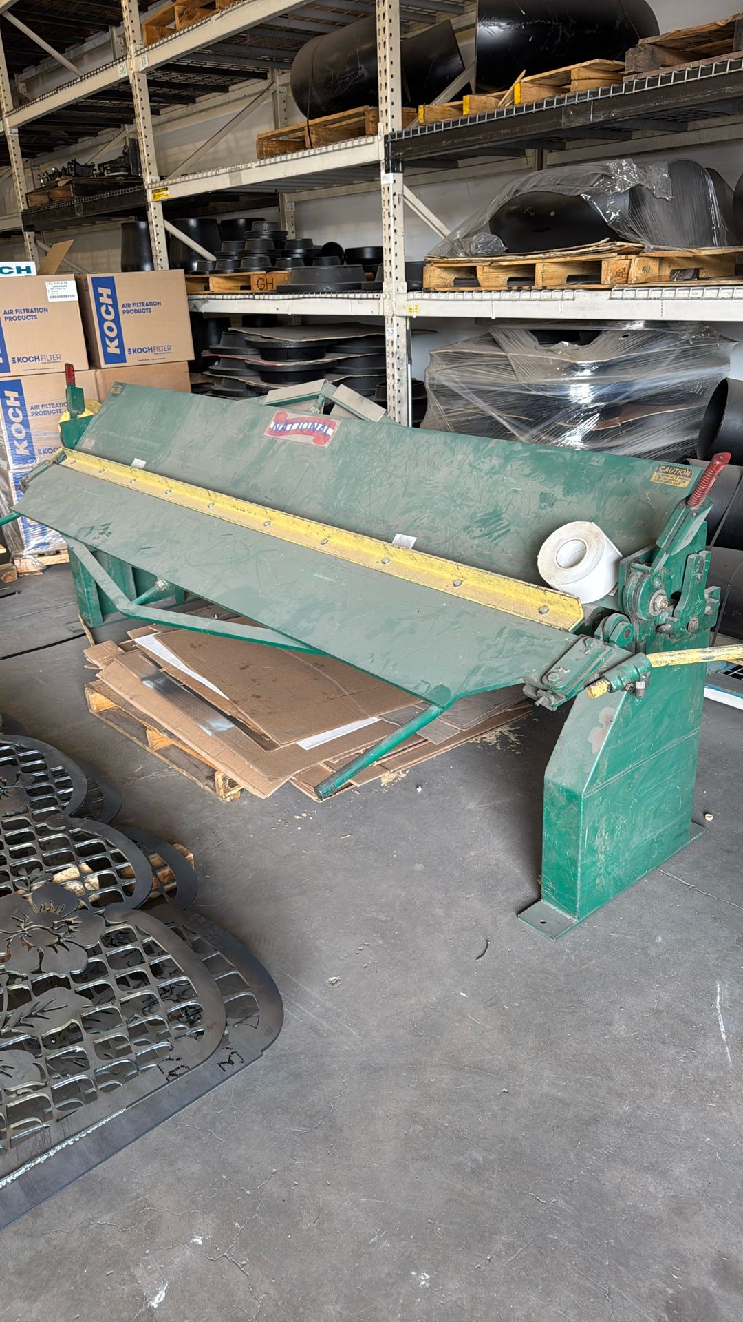 Hand Press 12’ Long In Great Condition