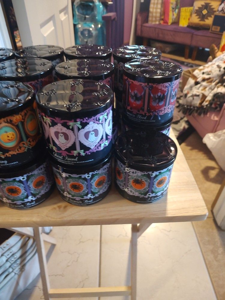 Bath And Body Works Halloween Candles New