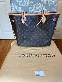Authentic Louis Vuitton Neverfull MM Monogram Bag