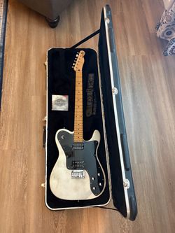 Squier by Fender Telecaster Custom Silver Sparkle w/Upgrades & SKB Case