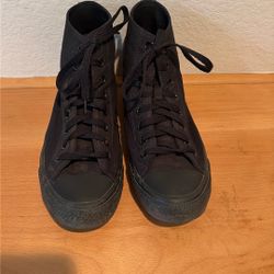 Unisex Black High top Converse