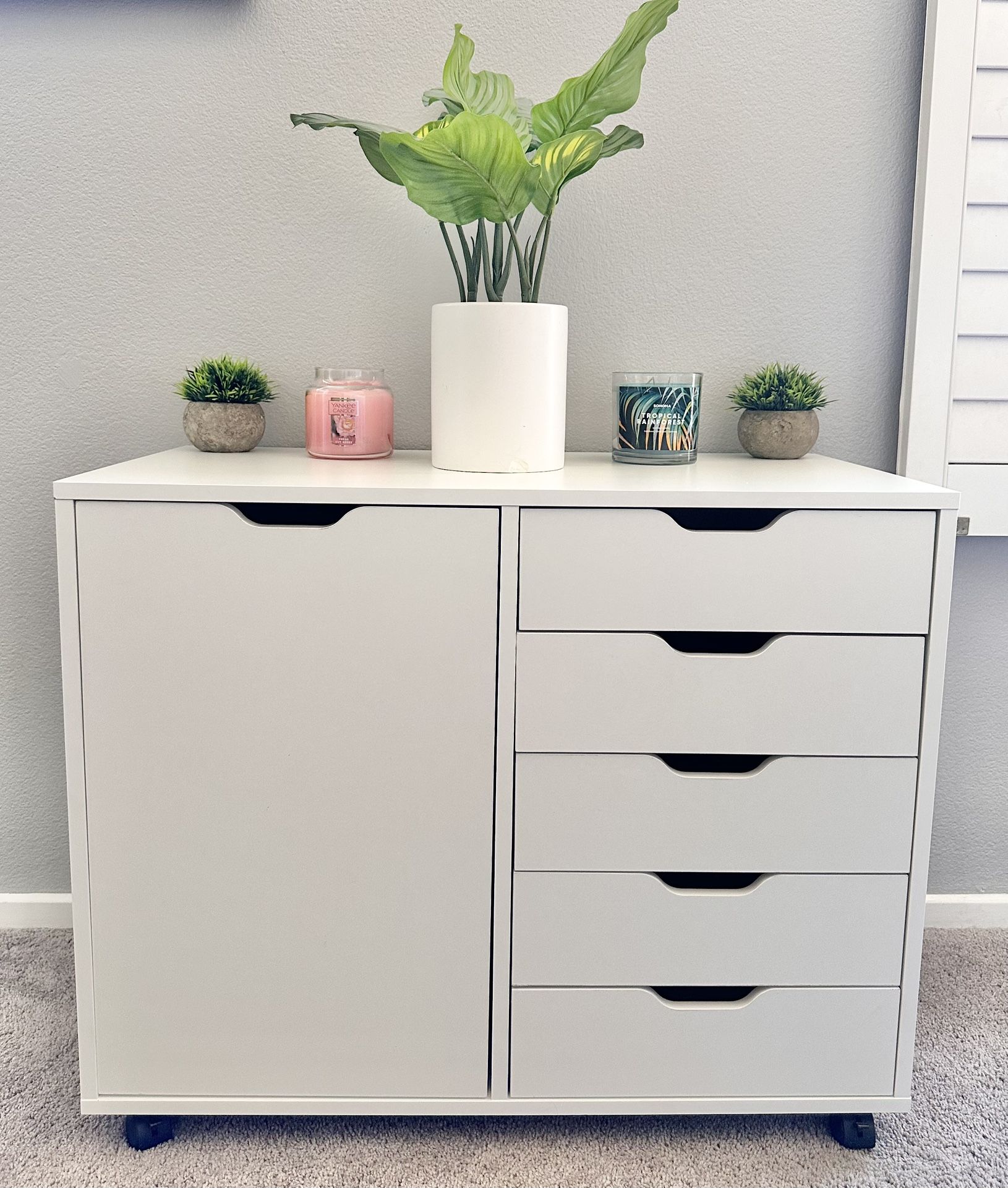5 Drawer Storage Organizing Cabinet