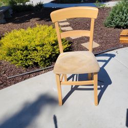 Great wooden chair. 