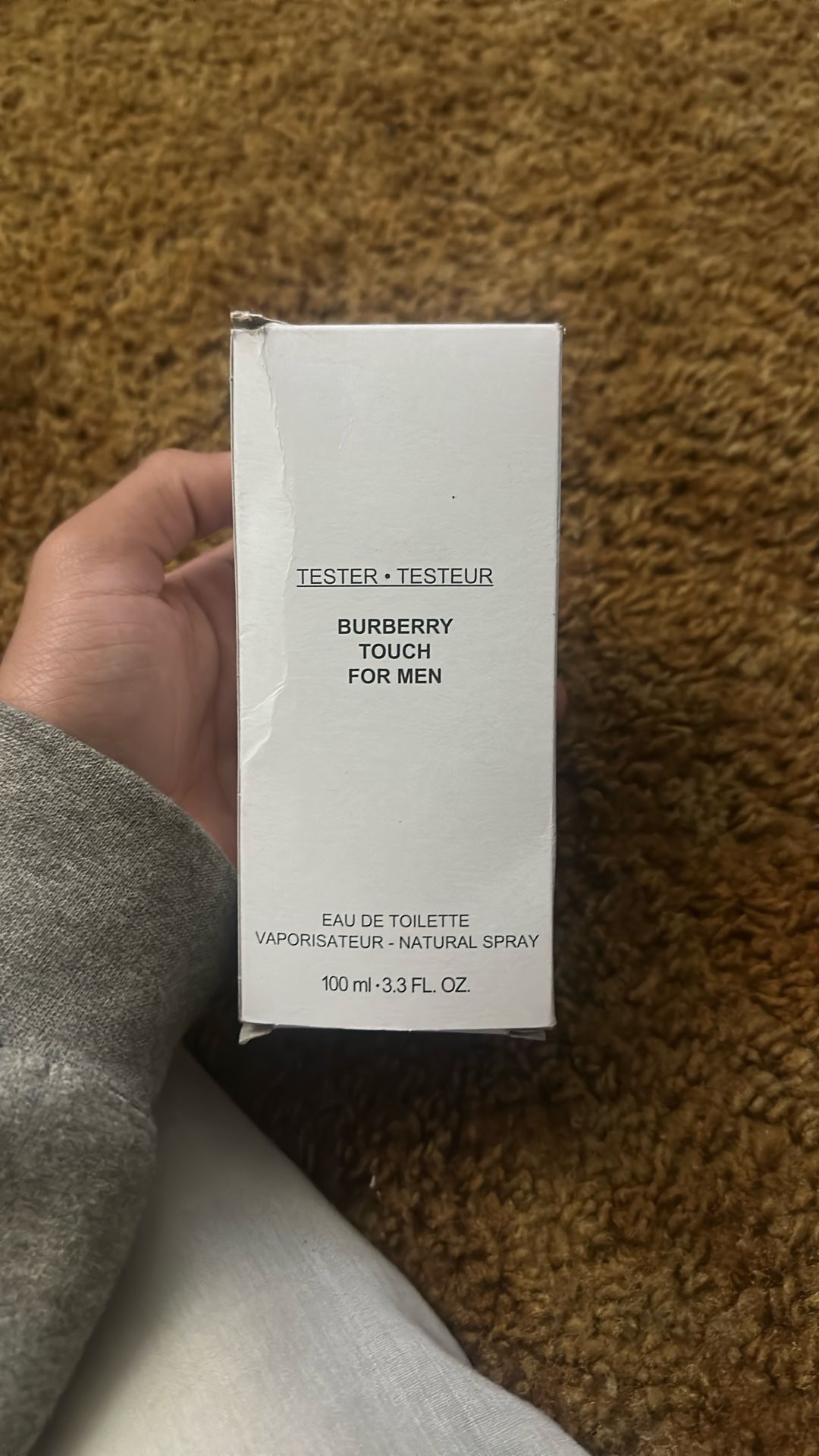 TESTER TESTEUR BURBERRY TOUCH FOR MEN EAU DE TOILETTE VAPORISATEUR - NATURAL SPRAY 100 ml-3.3 FL OZ