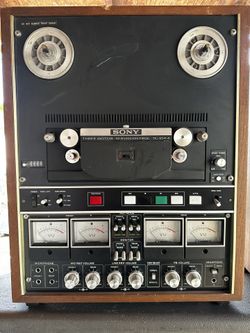 Rare Vintage Sony Three Motor 4 Tape Recorder TC-854-4