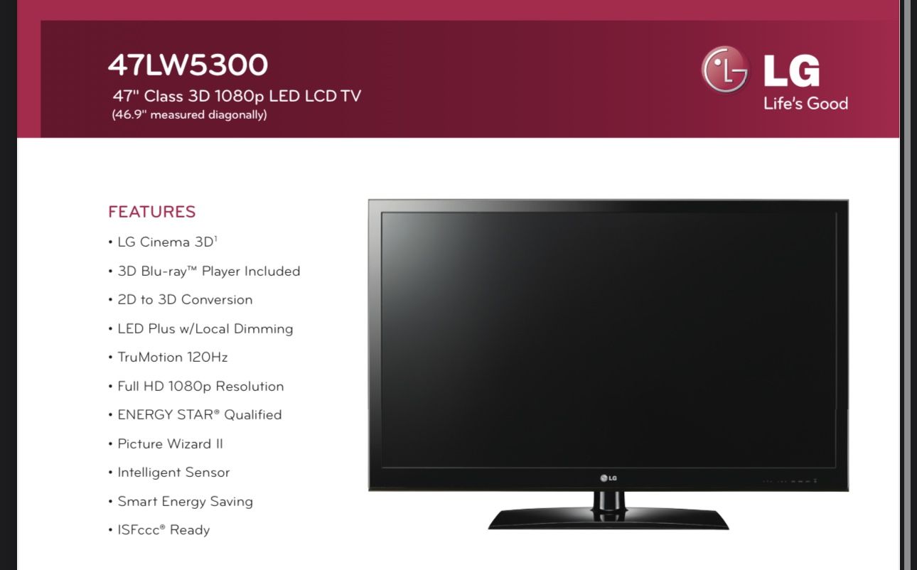 Lg Tv 47 Inch 