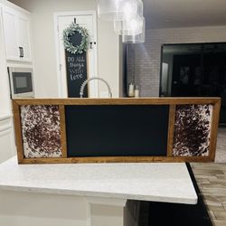 50”x16” Chalkboard Sign